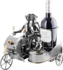 BRUBAKER portabottiglie coppia in moto con sidecar scultura Anteprima dell’immagine prodotto 3