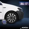 4 STK 17 Zoll Caliber schwarz PETEX Radkappen Produktbild-Vorschau 2