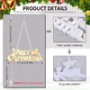Product details and features of a Merry Christmas LED sign. Podgląd zdjęcia produktu