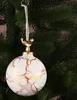 BRUBAKER Premium Weihnachtskugel Hirsch auf Marmor Kugel Produktbild-Vorschau 3