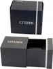 A black Citizen watch box, shown both closed and partially open. Produktbild-Vorschau