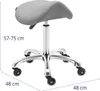 Expondo physa Sattelhocker - 570 - 750 mm - 150 kg - Produktbild-Vorschau 8