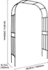 Arche de jardin VEVOR, 2400 x 1500 x 400 mm, arche pour Voir les images du produit 8