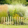 Beeteinfassung Staketenzaun 35cmx2,5m Gartenzaun Holzzaun Produktbild-Vorschau 1