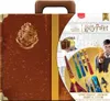 A Harry Potter themed writing set presented in a suitcase-like packaging, with various writing instruments and accessories displayed. Podgląd zdjęcia produktu