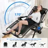 (Black ) Skládací lehátko s nastavitelným opěradlem - Náhled obrázku produktu 3