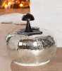 Gilde Beistelltisch, oval, "Disco", Fiberglas, Spiegelglas, Produktbild-Vorschau 2