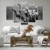Bild auf Leinwand - Leinwandbild - Zebra Streifen Tier wild Produktbild-Vorschau 6