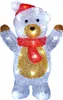 Monzana LED Acryl Figur Weihnachten Außen Innen Schneemann Produktbild-Vorschau 2