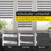 Doppelrollo Fenster ohne Bohren 110x220cm grau Produktbild-Vorschau 7