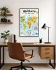 Weltkarte für Kinder DIN A2 – Kinderposter mit Kontinenten, Produktbild-Vorschau 3