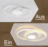 ZMH LED Deckenleuchte Weiß Dimmbar mit Fernbedienung 48 W Produktbild-Vorschau 5