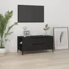 vidaXL TV-Schrank Schwarz 102x44,5x50 cm Holzwerkstoff Produktbild-Vorschau 2