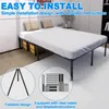 YZNAHRE Bettgestell 160x200 cm Metallbett Bettrahmen mit Produktbild-Vorschau 4