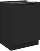 Küchen Unterschrank 60 cm SIENA Schwarz Küche Küchenzeile Produktbild-Vorschau 1