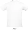 A plain white t-shirt is shown against a white background. Produktbild-Vorschau