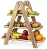 WELLHAUS 3-stufige Etagere Holz Servierplatte Snackständer Produktbild-Vorschau 9