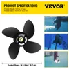 VEVOR Außenbordpropeller, Ersatz für OEM 3587522, 4-Blatt Produktbild-Vorschau 7
