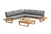 Merxx Eckset Valparaiso inkl. Kissen, Tisch 80 x 80 x 27,5- Produktbild-Vorschau 2