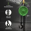 Kettenzug triangel 1000kg / 1 t Tragkraft - 12 m Hubhöhe - Produktbild-Vorschau 3