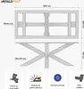 MetaloPro Pied de table Acamar Frame Extreme – Piètement de Voir les images du produit 3