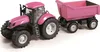 Tracteur rose avec benne à ordures à l'échelle 1:16 portes Voir les images du produit 1