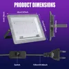 UV Schwarzlicht LED Flutlichtstrahler - 50W 2er Set außen - Produktbild-Vorschau 2