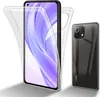 A transparent phone case is shown with a phone inside it, and another phone is shown separately. Anteprima dell’immagine prodotto