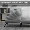 HOMCOM Klappbett Schlafsessel Gästebett Schlafsofa mit Produktbild-Vorschau 4