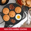 Herzberg HG-CP267SML: 26 cm marmorbeschichtete Pfannkuchen- Produktbild-Vorschau 2