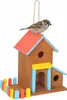 Relaxdays Vogelhaus, Holz, zum Aufhängen, HBT: 30,5 x 32,5 Produktbild-Vorschau 1