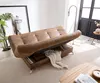 DELIFE Schlafsofa Viola 190x90 cm Braun Antik Optik Produktbild-Vorschau 4