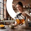 Théière en verre 2 l 2000 ml avec filtre en acier Voir les images du produit 3