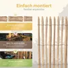 Französischer Premium Staketenzaun Kastanie - Länge 5 Produktbild-Vorschau 5