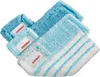 Three Leifheit mop pads are arranged diagonally on a white background. Produktbild-Vorschau