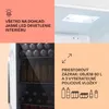 Klarstein Mini chladnička so sklenenými dvierkami, malá Náhľad obrázku produktu 4