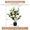 COSTWAY Arbre artificiel 2 avec 24 fleurs, camélia Voir les images du produit 3