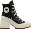 A studio shot of a black Converse Chuck 70 De Luxe Heel sneaker. Produktbild-Vorschau