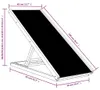vidaXL Hunderampe Grau 100x40 cm Massivholz Tanne Produktbild-Vorschau 8