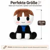 wiztex Blox Buddy Braun Plüschtier - 22cm YouTube Video Produktbild-Vorschau 2