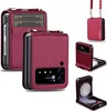 Handyhülle für Samsung Galaxy Z Flip3 5G, Leder Crossbody Produktbild-Vorschau 1