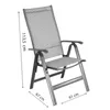 MFG 987966 Mec Top Klappsessel ; Farbe: Schwarz/Grau/Weiß Produktbild-Vorschau 6