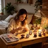 3D Perlerkunst set, vogelthema, knutselset voor volwassenen Productafbeelding-voorbeeld 8