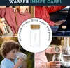 MAYU Glasflasche 100% Borosilikatglas, Deckel aus Bambus, Produktbild-Vorschau 6