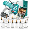 KURGLAS [Original] Schröpfgläser mit Vakuumpumpe [24 Stück] Produktbild-Vorschau 1