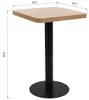 vidaXL Tavolo da bistrot marrone chiaro 50x50 cm MDF Anteprima dell’immagine prodotto 6