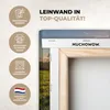MuchoWow® - Leinwandbilder - Kühe - Sonne - Gras - Tiere - Produktbild-Vorschau 3