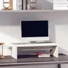 vidaXL Monitorständer Weiß 50x27x15 cm Massivholz Kiefer Produktbild-Vorschau 2