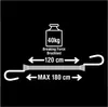 Spojovací materiál MasterLock 2, 120 cm Náhled obrázku produktu 5