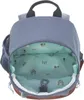 The image shows the inside of an open backpack. Produktbild-Vorschau